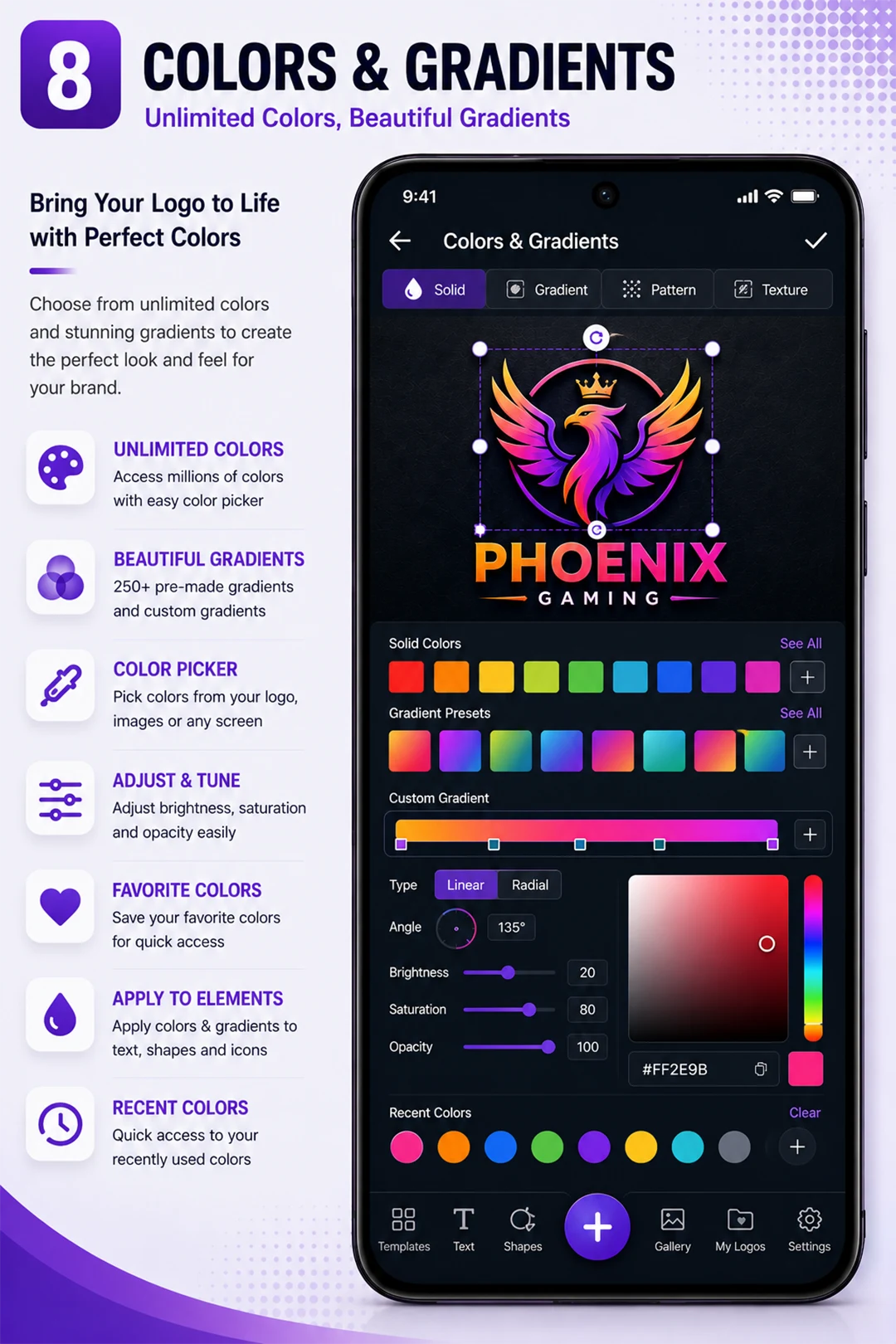 Fonts Logo Maker screenshot